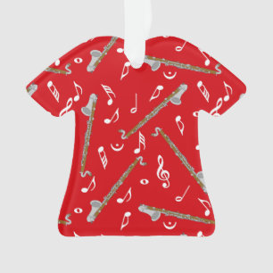 Bass klarinet muzieknoot patroon ornament