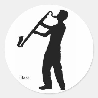 Bass Klarinet Shadow Sticker