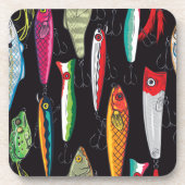 Bass Lure Mania | Ensemble de Dessous de verre de  (Devant)