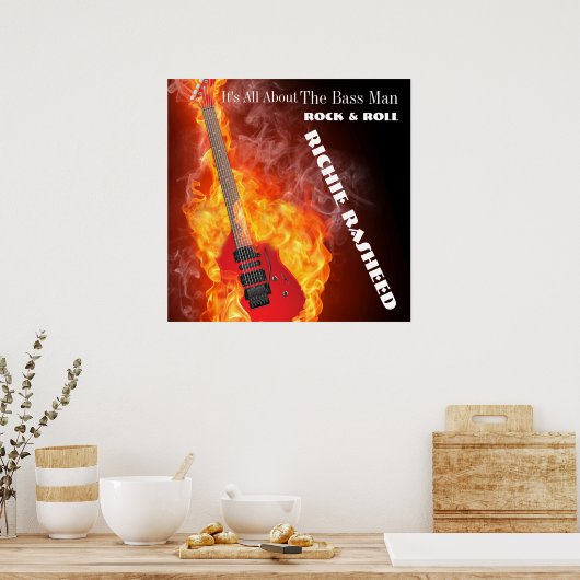 Bass Man - Poster de musique (Cuisine)