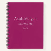 Bass Moves Dagelijkse Planner Notitieboek (Voorkant)