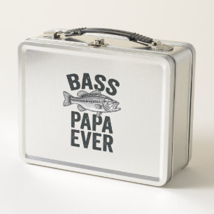 Bass Papa Ever Vintage Vissen Vader Shirt Ontwerp_
