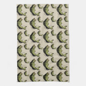 Bass Pattern Tan Theedoek (Verticaal)