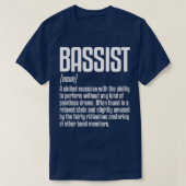 Bass Player 1 T-shirt (Design voorkant)