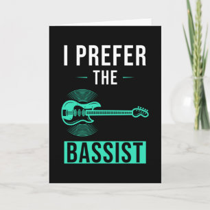 Bass Player Bass Gezegde CadeauVriendin Kaart