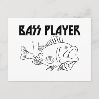 Bass Player Briefkaart