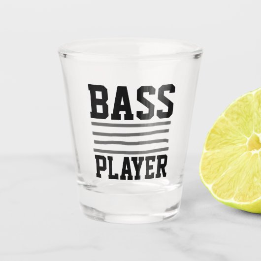 Bass Player Shot Glas (Voorkant)