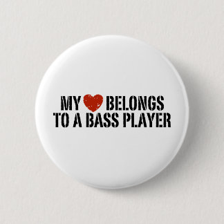 Bass Players Girl Ronde Button 5,7 Cm