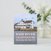 Bass River Lighthouse, Massachusetts Carte postale (Debout devant)