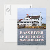 Bass River Lighthouse, Massachusetts Carte postale (Devant / Derrière)