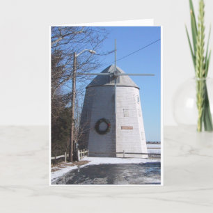 Bass River Windmill Feestdagen Kaart