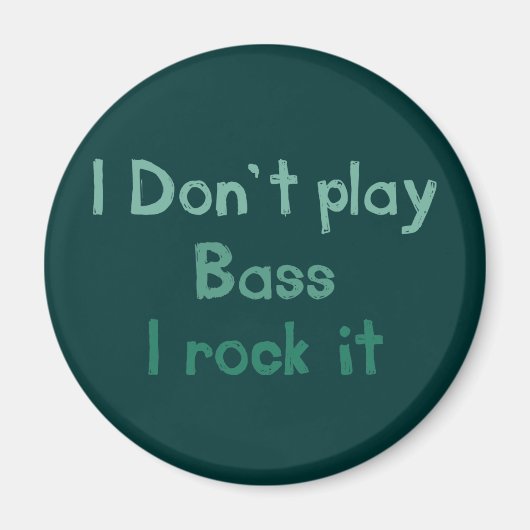 Bass Rock It Magnet (Devant)