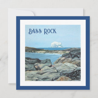 Bass Rock, Noord-Berwick, Schotland door Pola.B.Al Feestdagenkaart