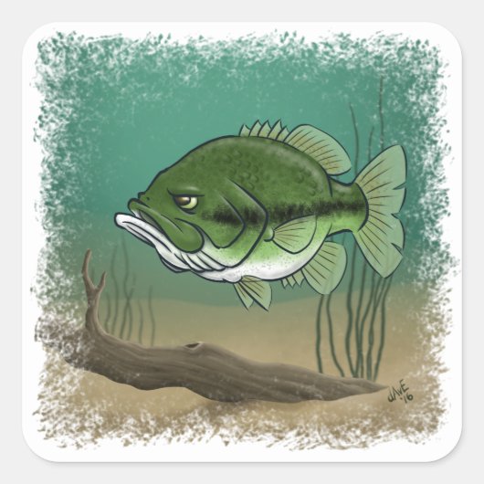 Bass Stickers (Voorkant)