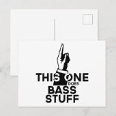 Bass Stuff - Grappige Bassmuziek Briefkaart (Voorkant / Achterkant)