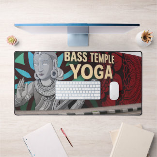 Bass Temple Yoga Desk Mat - Mystic Strings Edition