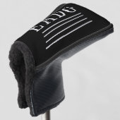 Bass Tuned Button Golfheadcover (3/4 voorkant)