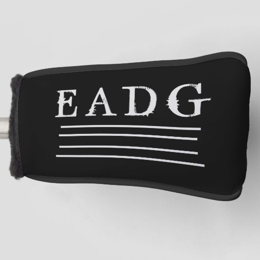 Bass Tuned Button Golfheadcover (Voorkant)