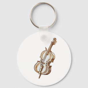 Bass Violin Sleutelhanger