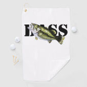 Bass Vissen Towel Golfhanddoek (Insitu)