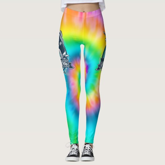 Bass Vissen Vector Leggings (Voorkant)
