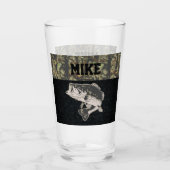 Bass Vist de naam van Camo Mannen Glas (Voorkant)