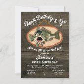 Bass Vist grappige zangverjaardag Kaart (Voorkant)