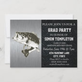 Bass Vist Highschool College Graduparty Kaart (Voorkant)