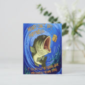 Bass Viste Happiness Briefkaart (Staand voorkant)