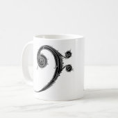 bassclef , bassclef koffiemok (Voorkant links)
