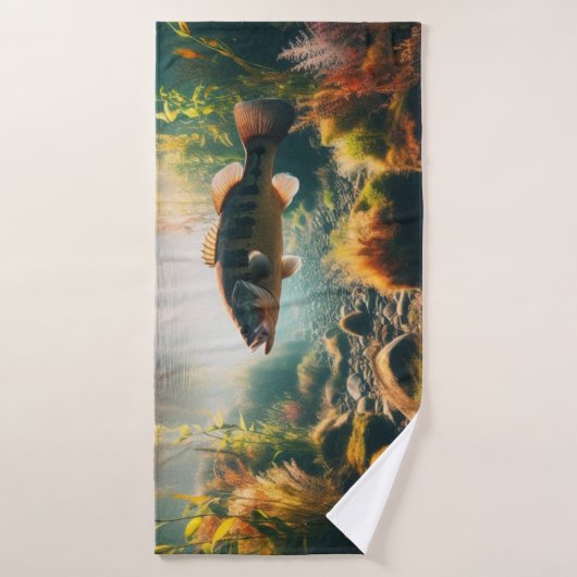 Basse-bouche sous-marine (Serviette de bain)