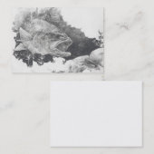 BASSE contre le modèle de carte de visite (Devant / Derrière)