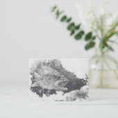 BASSE contre le modèle de carte de visite (Debout devant)