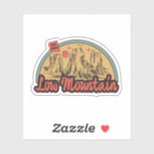 Basse montagne, autocollant Arizona (Feuille)