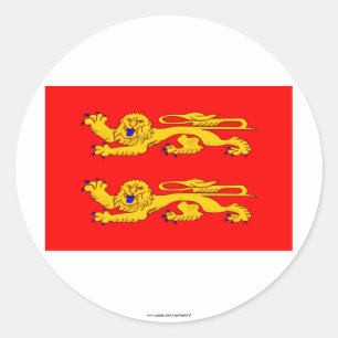 Basse-Normandievlag Ronde Sticker