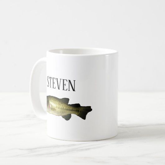Basse Personalisée Poisson Café Mug (Devant gauche)