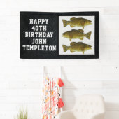 Basse Smallmouth Cool de pêche Bannière d'annivers (En situation)