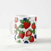 Basse tasse à café motif aux fruits (Devant gauche)