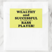 Basse Wealthy & Réussite Sticker Rectangulaire (Sac)
