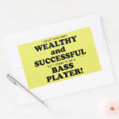 Basse Wealthy & Réussite Sticker Rectangulaire (Enveloppe)