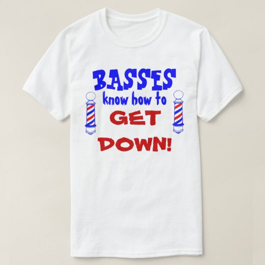 Bassen T-shirt (Design voorkant)