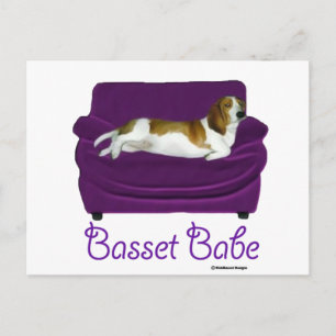 Basset Babe Briefkaart