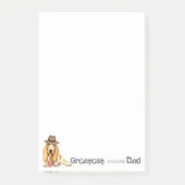 Basset Dad Post-it® Notes (Voorkant)