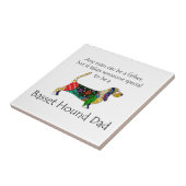 Basset Dad Tegel Tegeltje (Zijkant)