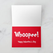 Basset dans la neige sur la carte de Saint Valenti (Intérieur)