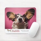 Basset face Mousepad Muismat (Met muis)