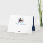 Basset & Fleurs sur Carte drôle de Saint-Valentin (Dos)