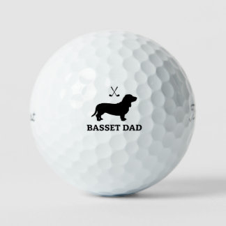 Basset Golf Dad Titleist Pro V1 Golfbal Cadeau Golfballen