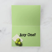 Basset Greeting Card with Tennis Racket and Ball Kaart (Binnen)