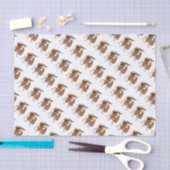 Basset Hond met snoeprietpapier Tissuepapier (Craft)